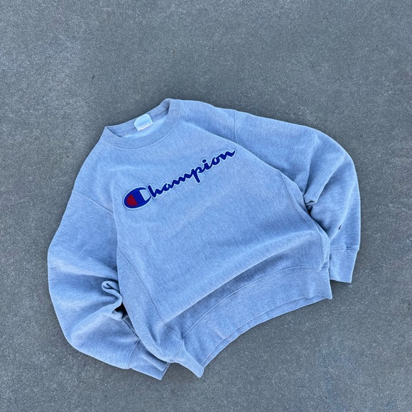 Champion Other - Champion Men's Blue Crewneck Sweater